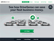 Tablet Screenshot of drivesense.co.uk